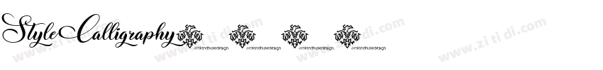 Style Calligraphy字体转换